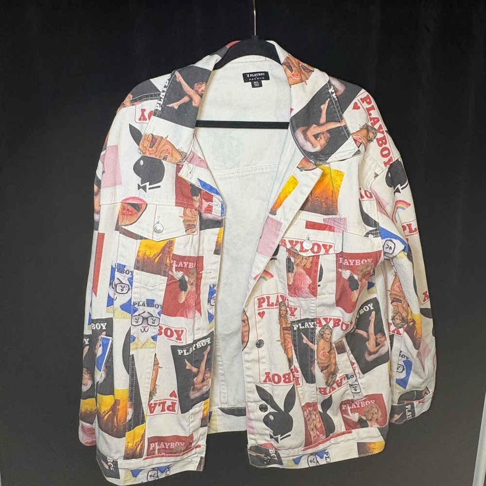 Medium White Playboy Jacket